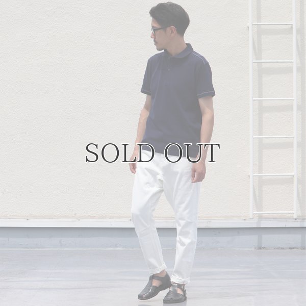 画像7: リサイカラー鹿の子ショールカラー半袖ポロシャツ【MADE IN JAPAN】『日本製』/ Upscape Audience