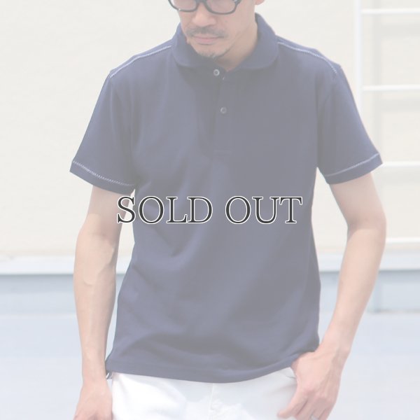 画像6: リサイカラー鹿の子ショールカラー半袖ポロシャツ【MADE IN JAPAN】『日本製』/ Upscape Audience