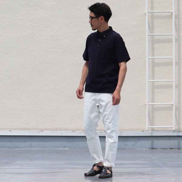 画像7: ドライファーストコットン鹿の子ボタンダウン グラスポケ付ポロ【MADE IN JAPAN】『日本製』 / Upscape Audience