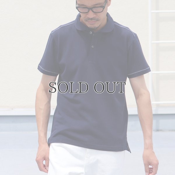 画像3: リサイカラー鹿の子ショールカラー半袖ポロシャツ【MADE IN JAPAN】『日本製』/ Upscape Audience