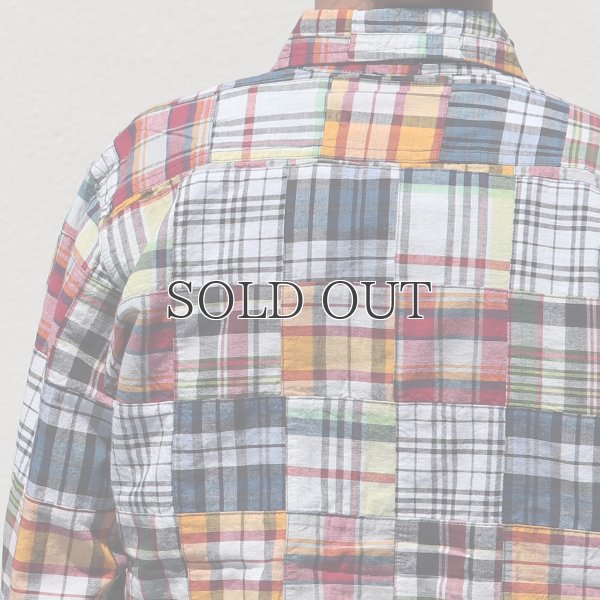 画像15: CAMCO / LS Madras Patchwork Shirts(カムコ/マドラスパッチワーク長袖シャツ)