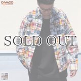 CAMCO / LS Madras Patchwork Shirts(カムコ/マドラスパッチワーク長袖シャツ)