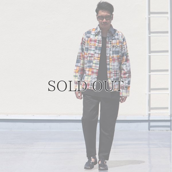 画像7: CAMCO / LS Madras Patchwork Shirts(カムコ/マドラスパッチワーク長袖シャツ)