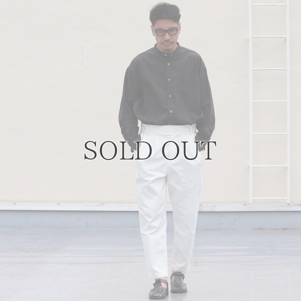 画像10: 6オンス オックスフォード バンドカラー L/S ボクシーシャツ【MADE IN JAPAN】『日本製』/ Upscape Audience