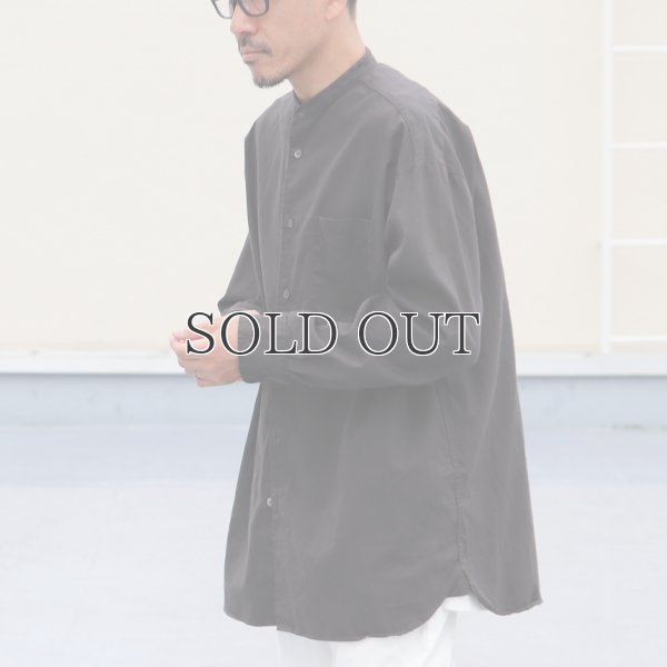 画像5: 6オンス オックスフォード バンドカラー L/S ボクシーシャツ【MADE IN JAPAN】『日本製』/ Upscape Audience