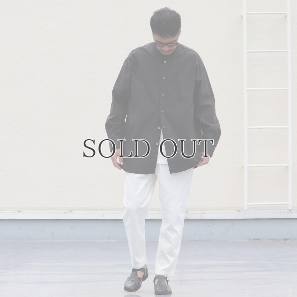 画像7: 6オンス オックスフォード バンドカラー L/S ボクシーシャツ【MADE IN JAPAN】『日本製』/ Upscape Audience