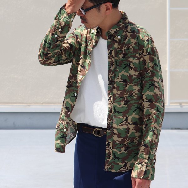 画像3: 【RE PRICE / 価格改定】バンダナクロスカモ柄長袖シャツ【MADE IN JAPAN】『日本製』 / Upscape Audience