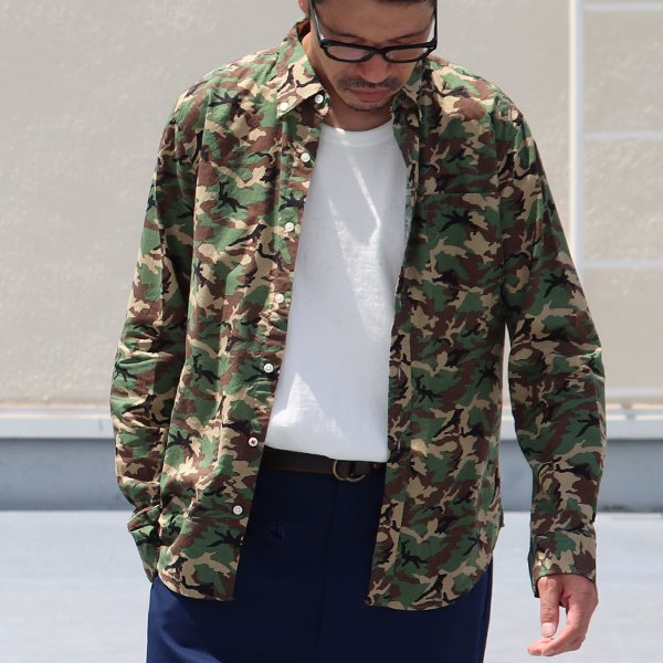 画像4: 【RE PRICE / 価格改定】バンダナクロスカモ柄長袖シャツ【MADE IN JAPAN】『日本製』 / Upscape Audience