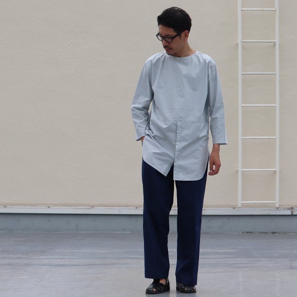 画像5: タイプライターC/Nプルオーバークォータースリーブシャツ【MADE IN JAPAN】『日本製』/ Upscape Audience