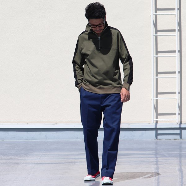 画像4: VORTEX 8オンス(MVS天竺) ハーフZIP トラックジャケット【MADE IN JAPAN】『日本製』/ Upscape Audience