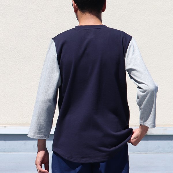 画像6: 【RE PRICE/価格改定】Basque10オンス(バスク天竺)BBアンダー7分袖カットソー【MADE IN JAPAN】『日本製』/ Upscape Audience