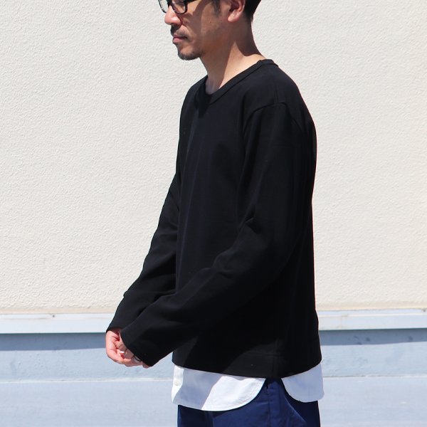 画像5: 【RE PRICE/価格改定】Basque10オンス(バスク天竺)シャツレイヤードカットソー【MADE IN JAPAN】『日本製』/ Upscape Audience