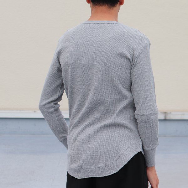 画像5: 度詰ワッフル クルーネック ロングフィンガーホール LS【MADE IN JAPAN】『日本製』/ Upscape Audience