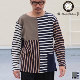 Basque10オンス（バスク天竺）クレイジーボートネック L/S Tee　 【MADE IN JAPAN】『日本製』 / Upscape Audience