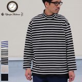 Basque10オンス（バスク天竺）フレンチボーダー モックネック ボクシー Tee【MADE IN JAPAN】『日本製』/ Upscape Audience