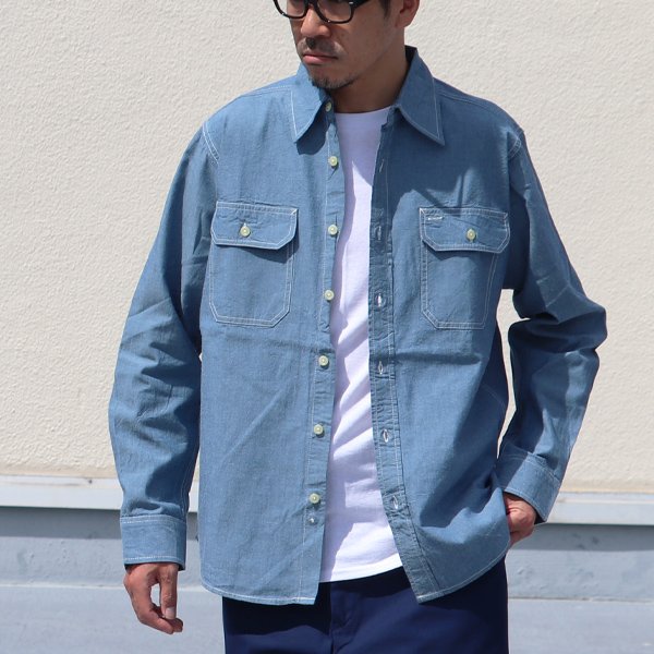 画像9: CAMCO（カムコ）/ CHAMBRAY WORK SHIRTS(シャンブレー 長袖 ワークシャツ )