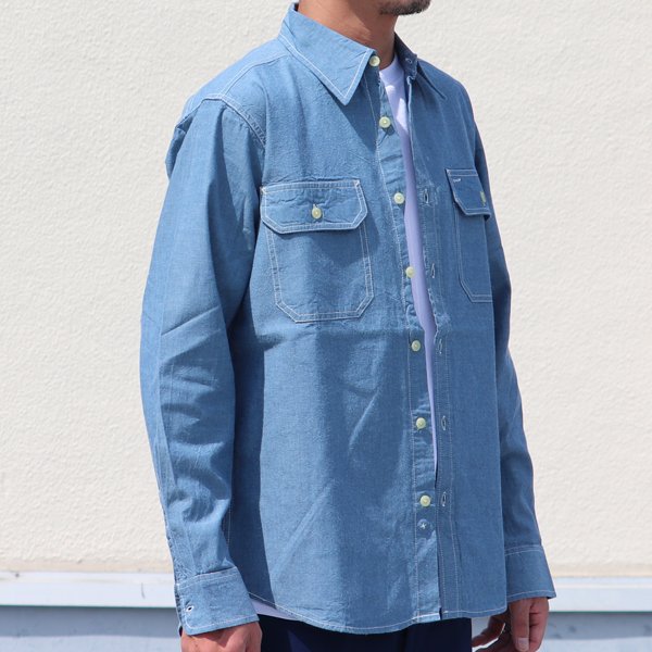 画像19: CAMCO（カムコ）/ CHAMBRAY WORK SHIRTS(シャンブレー 長袖 ワークシャツ )