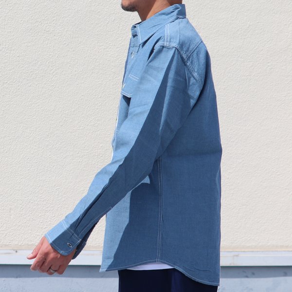 画像17: CAMCO（カムコ）/ CHAMBRAY WORK SHIRTS(シャンブレー 長袖 ワークシャツ )