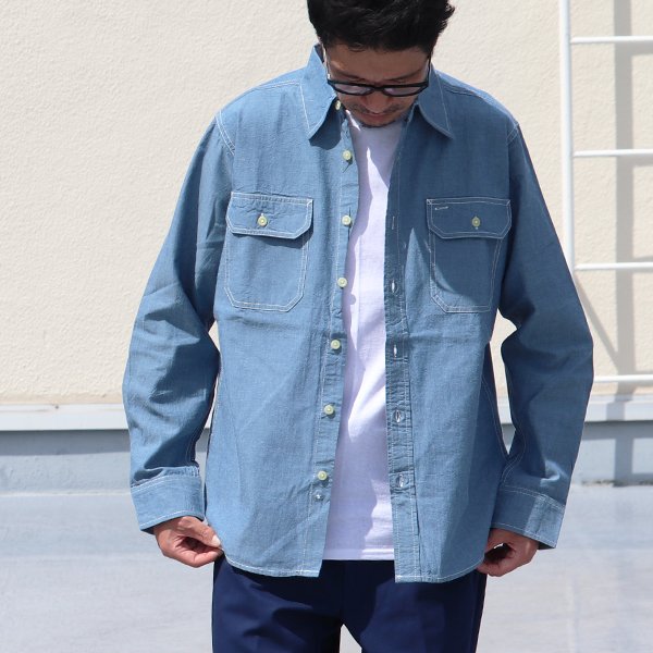 画像14: CAMCO（カムコ）/ CHAMBRAY WORK SHIRTS(シャンブレー 長袖 ワークシャツ )