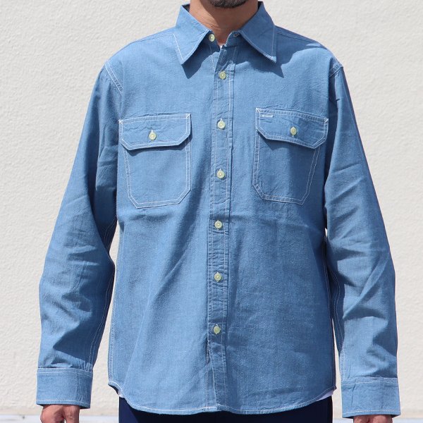 画像20: CAMCO（カムコ）/ CHAMBRAY WORK SHIRTS(シャンブレー 長袖 ワークシャツ )