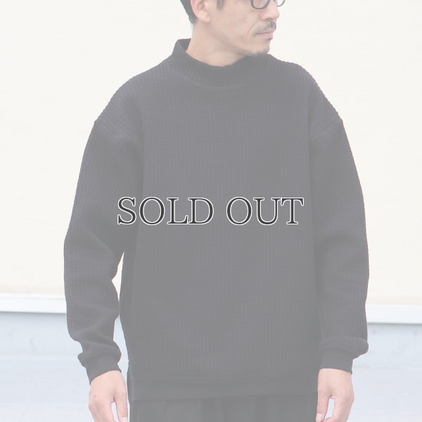 画像15: 「尾州」コットンキルト モックネック プルオーバー【MADE IN JAPAN】『日本製』 / Upscape Audience