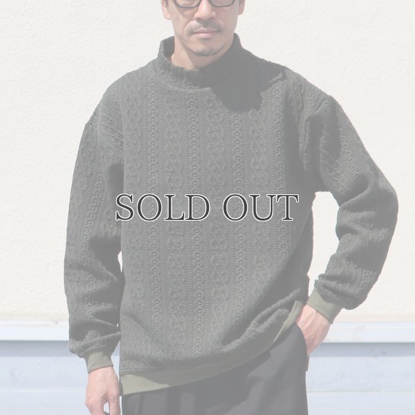 画像18: 「尾州」コットンキルト モックネック プルオーバー【MADE IN JAPAN】『日本製』 / Upscape Audience