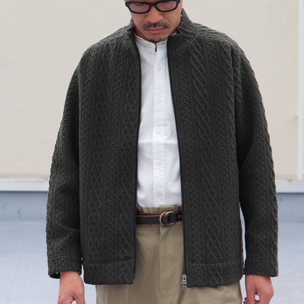 画像18: 「尾州」コットンキルト ドライバーズ ジップアップ ブルゾン【MADE IN JAPAN】『日本製』【送料無料】 / Upscape Audience