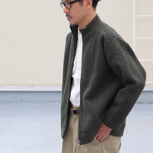 画像17: 「尾州」コットンキルト ドライバーズ ジップアップ ブルゾン【MADE IN JAPAN】『日本製』【送料無料】 / Upscape Audience