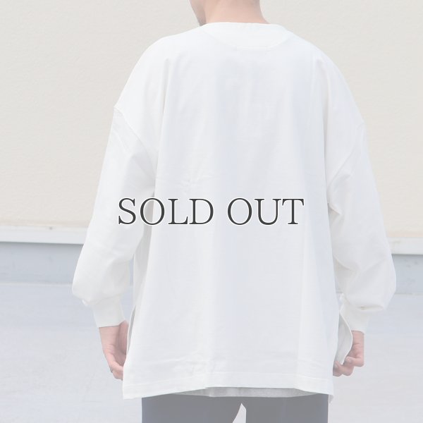 画像6: VORTEX 8オンス（MVS天竺）サイドスリット Aライン ボクシー長袖Tee【MADE IN JAPAN】『日本製』/ Upscape Audience