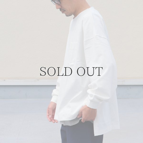 画像12: VORTEX 8オンス（MVS天竺）サイドスリット Aライン ボクシー長袖Tee【MADE IN JAPAN】『日本製』/ Upscape Audience