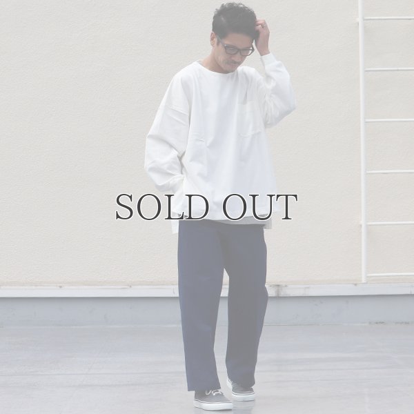 画像8: VORTEX 8オンス（MVS天竺）サイドスリット Aライン ボクシー長袖Tee【MADE IN JAPAN】『日本製』/ Upscape Audience