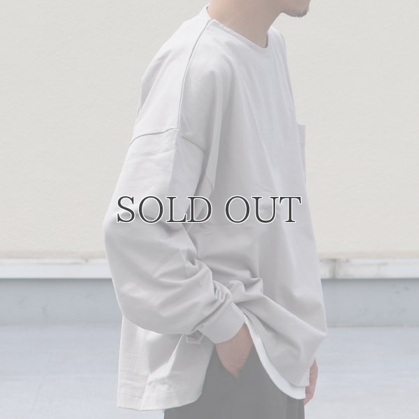 画像6: VORTEX 8オンス(MVS天竺)サイドスリット Aライン ボクシー長袖Tee【MADE IN JAPAN】『日本製』/ Upscape Audience