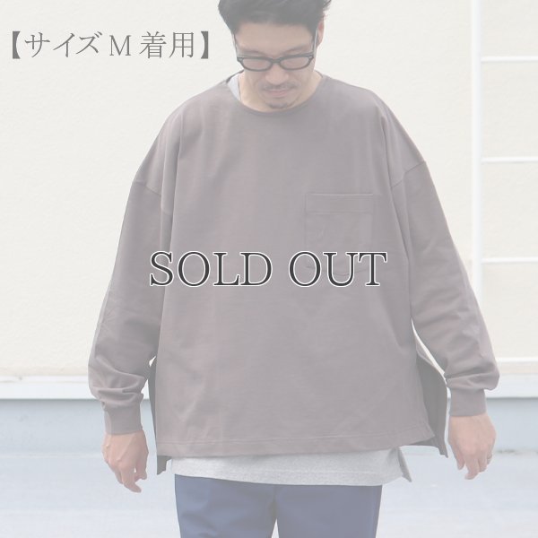 画像10: VORTEX 8オンス(MVS天竺)サイドスリット Aライン ボクシー長袖Tee【MADE IN JAPAN】『日本製』/ Upscape Audience