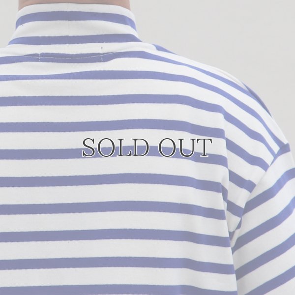 画像14: Basque10オンス（バスク天竺）フレンチボーダー モックネック ボクシー Tee【MADE IN JAPAN】『日本製』/ Upscape Audience