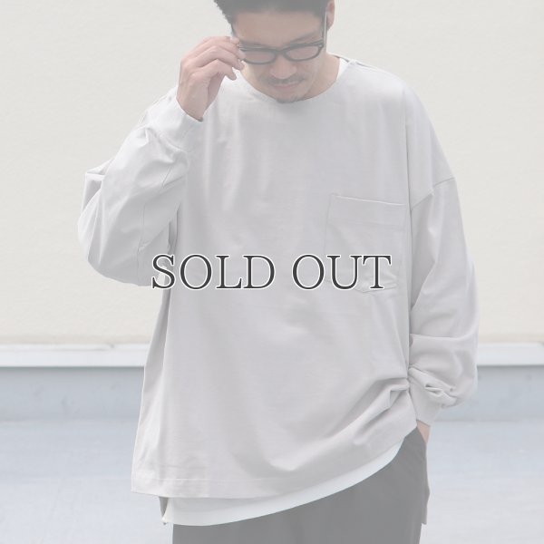 画像3: VORTEX 8オンス(MVS天竺)サイドスリット Aライン ボクシー長袖Tee【MADE IN JAPAN】『日本製』/ Upscape Audience