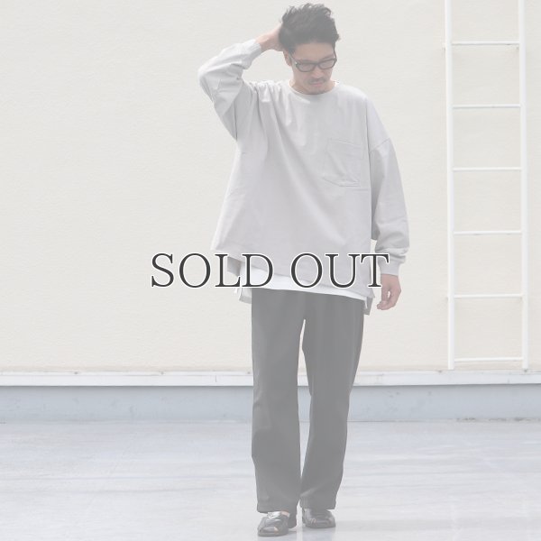 画像8: VORTEX 8オンス(MVS天竺)サイドスリット Aライン ボクシー長袖Tee【MADE IN JAPAN】『日本製』/ Upscape Audience