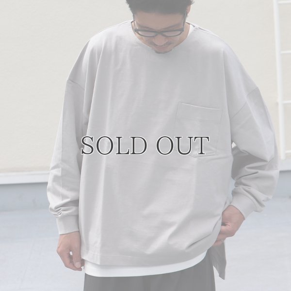 画像4: VORTEX 8オンス(MVS天竺)サイドスリット Aライン ボクシー長袖Tee【MADE IN JAPAN】『日本製』/ Upscape Audience