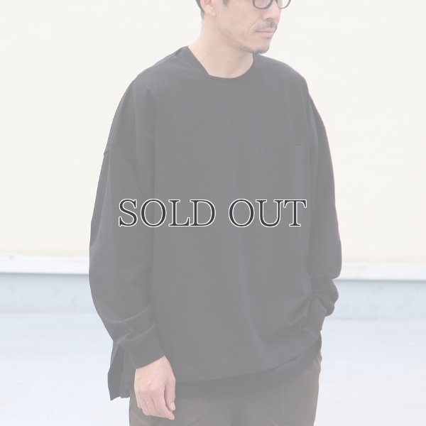 画像4: VORTEX 8オンス(MVS天竺)サイドスリット Aライン ボクシー長袖Tee【MADE IN JAPAN】『日本製』/ Upscape Audience