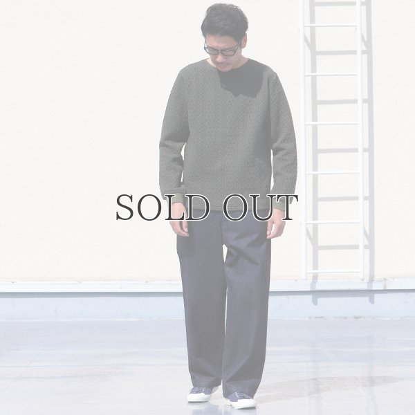 画像7: 「尾州」ストライプキルト クルーネック プルオーバー【MADE IN JAPAN】『日本製』 / Upscape Audience