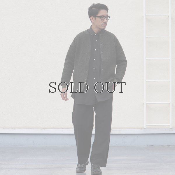画像8: 「尾州」コットンキルト ノーカラー スナップジャケット【MADE IN JAPAN】『日本製』【送料無料】 / Upscape Audience