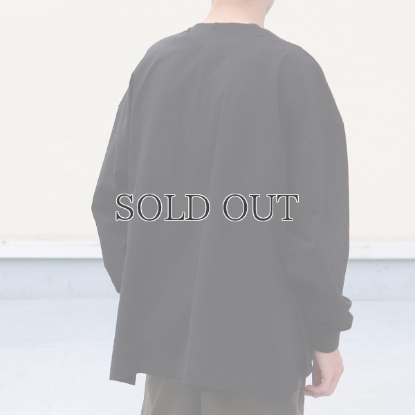 画像6: VORTEX 8オンス(MVS天竺)サイドスリット Aライン ボクシー長袖Tee【MADE IN JAPAN】『日本製』/ Upscape Audience