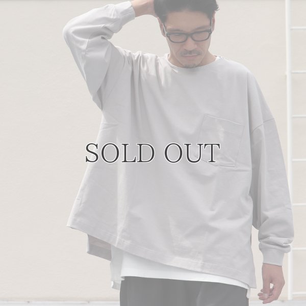 画像9: VORTEX 8オンス(MVS天竺)サイドスリット Aライン ボクシー長袖Tee【MADE IN JAPAN】『日本製』/ Upscape Audience