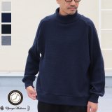 ビッグワッフル サドルショルダー タートルネック XL ニットソー【MADE IN JAPAN】『日本製』 / Upscape Audience