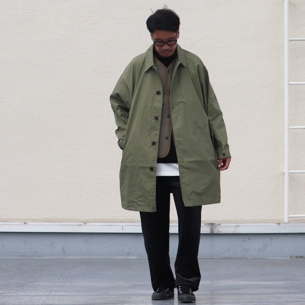 画像18: グリストーンW 綿ナイロン高密度ギャバ M51 ラップアップ ステンカラーコート【MADE IN JAPAN】『日本製』【送料無料】 / Upscape Audience