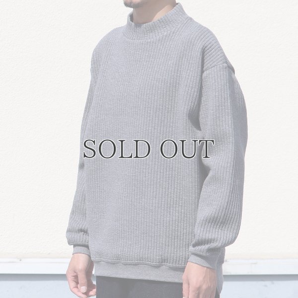 画像9: 「尾州」コットンキルト モックネック プルオーバー【MADE IN JAPAN】『日本製』 / Upscape Audience