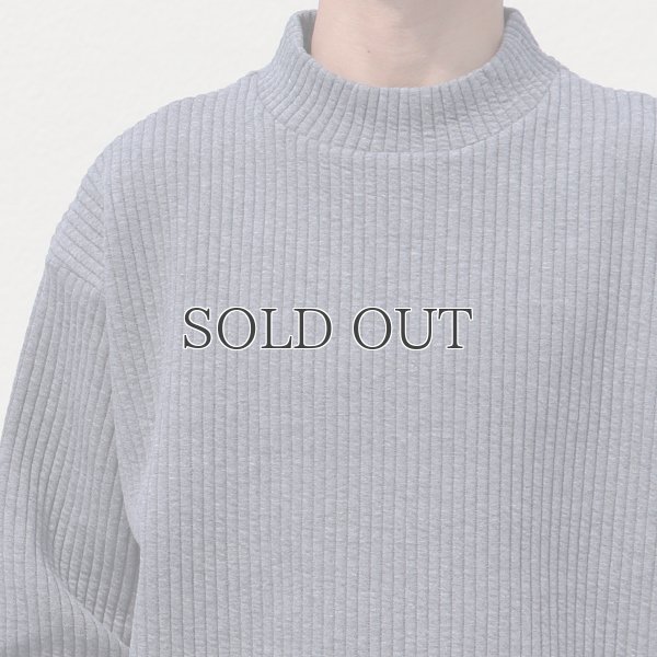 画像13: 「尾州」コットンキルト モックネック プルオーバー【MADE IN JAPAN】『日本製』 / Upscape Audience