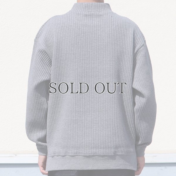 画像11: 「尾州」コットンキルト モックネック プルオーバー【MADE IN JAPAN】『日本製』 / Upscape Audience