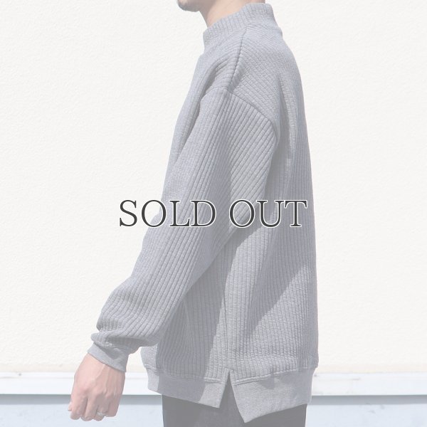 画像10: 「尾州」コットンキルト モックネック プルオーバー【MADE IN JAPAN】『日本製』 / Upscape Audience