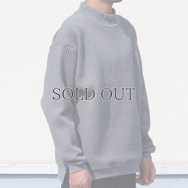 画像12: 「尾州」コットンキルト モックネック プルオーバー【MADE IN JAPAN】『日本製』 / Upscape Audience