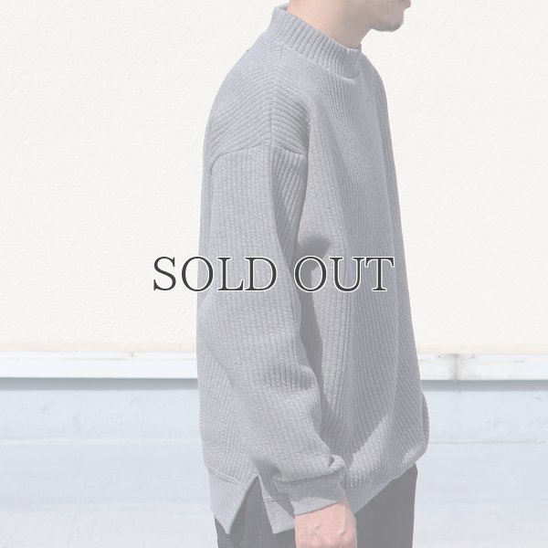 画像7: 「尾州」コットンキルト モックネック プルオーバー【MADE IN JAPAN】『日本製』 / Upscape Audience